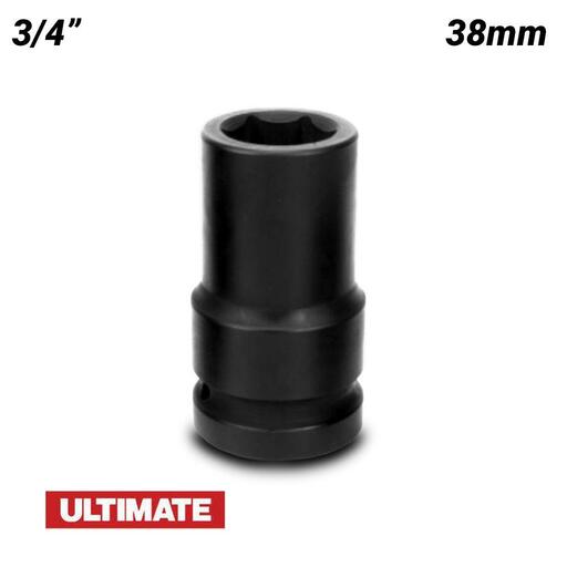 Ultimate Tools 60542038 3/4" Drive 38mm Metric Deep Impact Socket