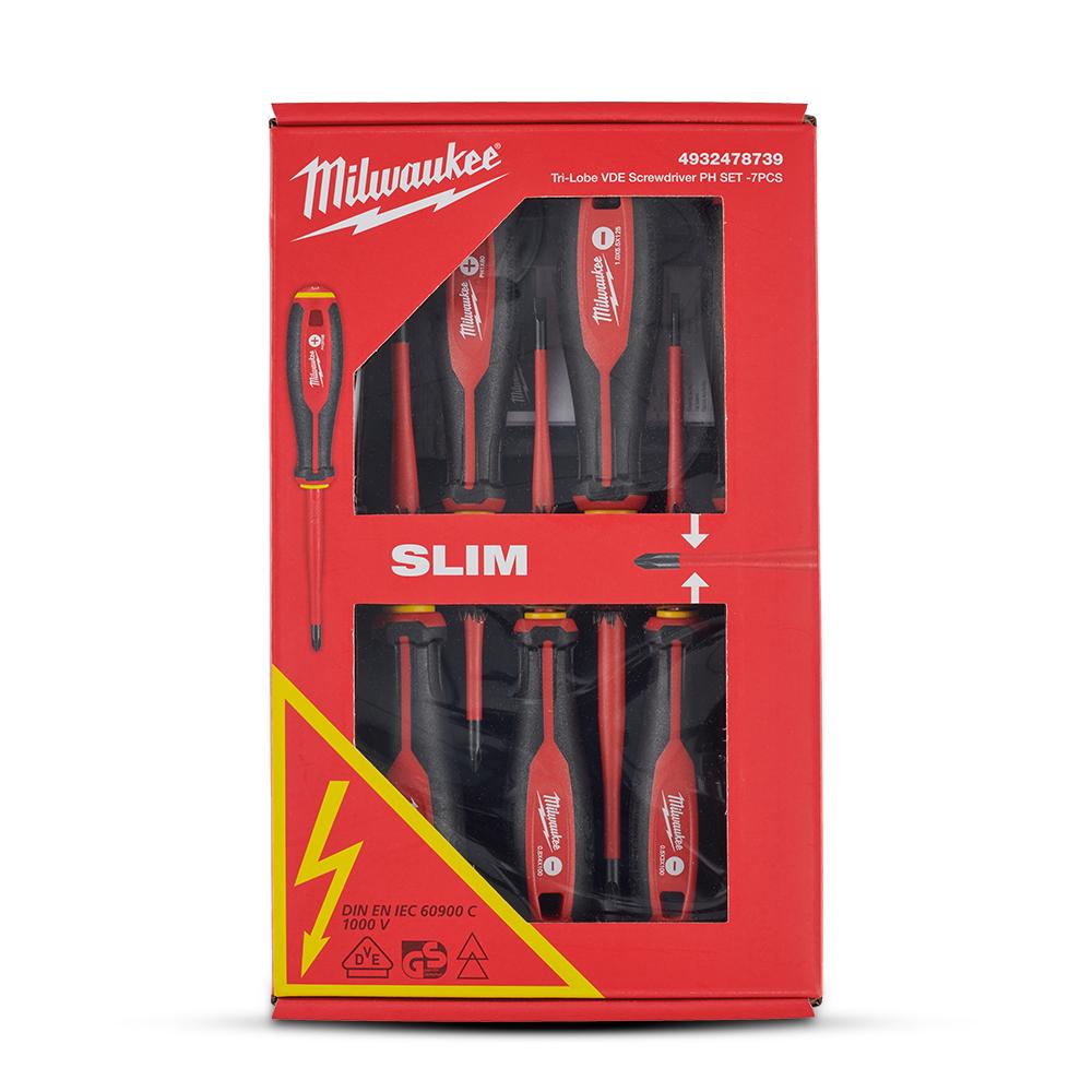 Milwaukee 4932478739 7pce 1000V VDE Screwdriver Set – image 4