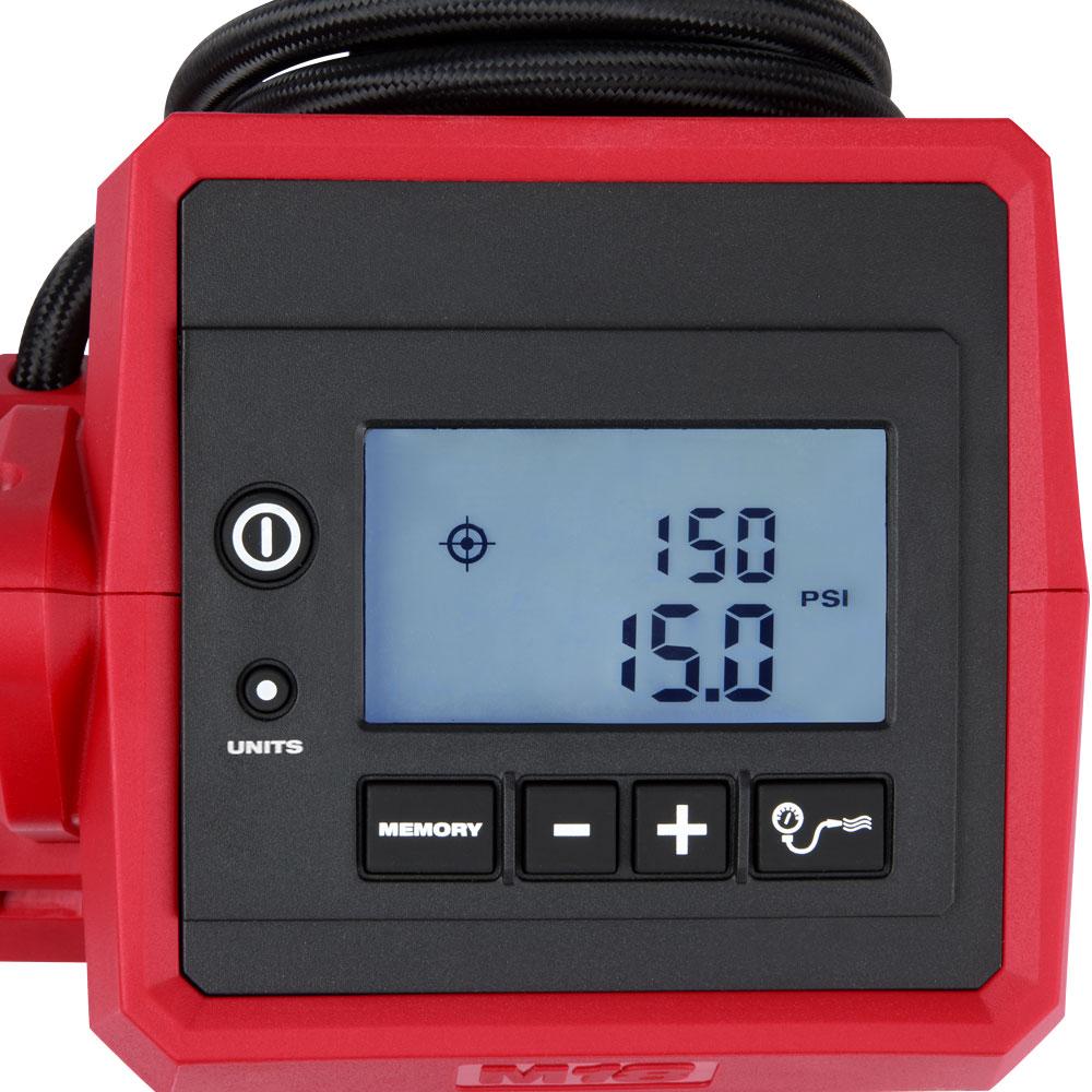 thumbnail image 2 of Portable 18V Cordless Car Air Compressor – Tyre Inflator For Milwaukee M18 Battery (Tool Only, No Battery) – 120 PSI 2 of 5