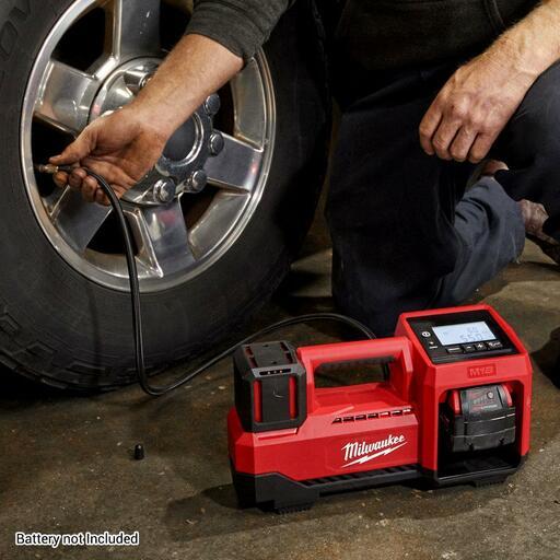 Milwaukee M18BI0 18V Li-ion Cordless Tyre Inflator - Skin Only – image 10