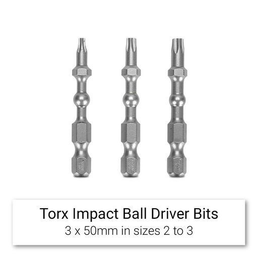 Xtorque XIBAS52 Platinum 52pce Assorted Impact Ball Driver Bit Set – image 9