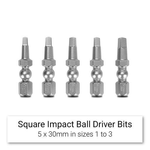 Xtorque XIBAS52 Platinum 52pce Assorted Impact Ball Driver Bit Set – image 13
