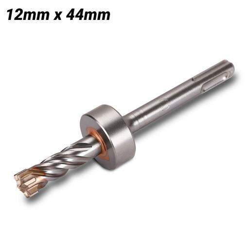 Xtorque XSD1244 Platinum 12mm x 44mm Stop Drill SDS Plus 4 Cutter Drill Bit - MADE IN GERMANY