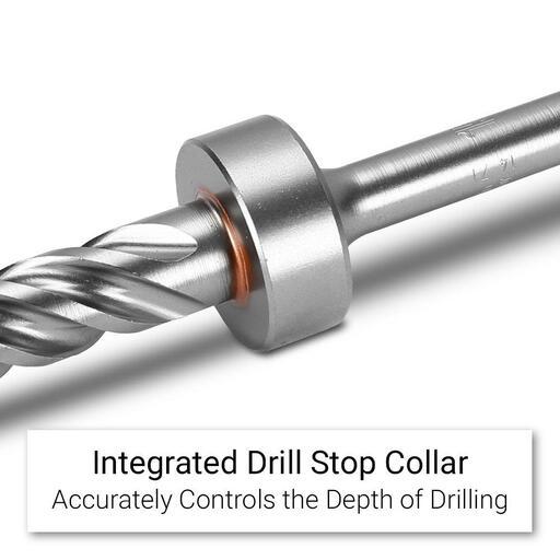 Xtorque XSD1555 Platinum 15mm x 55mm Stop Drill SDS Plus 4 Cutter Drill Bit - MADE IN GERMANY – image 3
