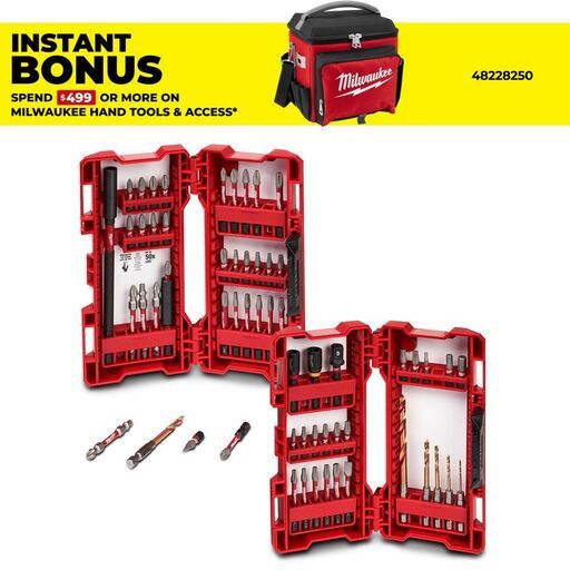 Milwaukee 48324029 60pce Shockwave Impact Drill & Driver Bit Set