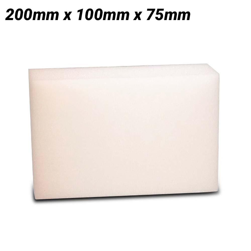 DTA LFS84 200mm x 100mm x 75mm White Foam Sponge – image 1