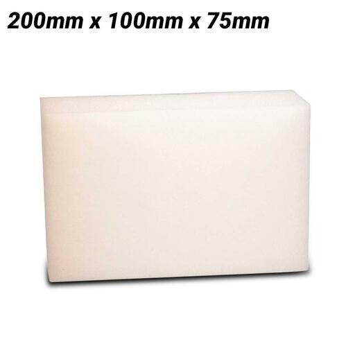 DTA LFS84 200mm x 100mm x 75mm White Foam Sponge