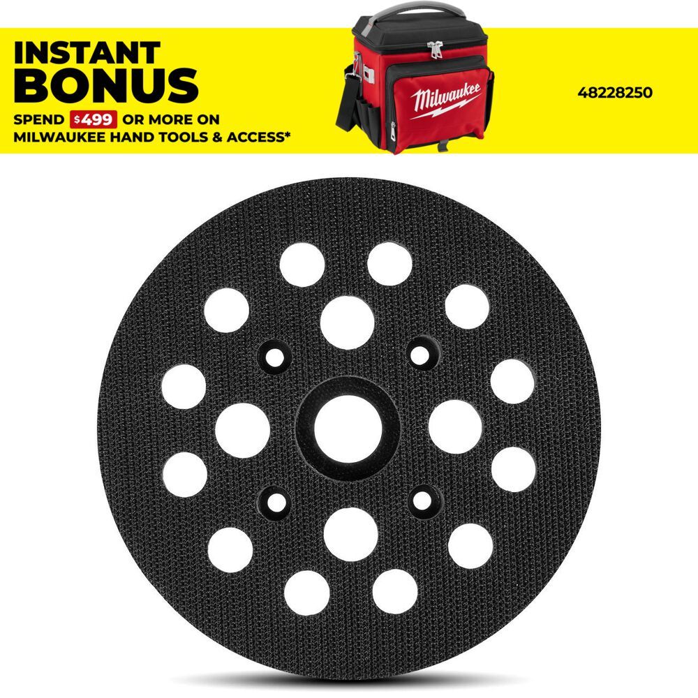 Milwaukee 4932479964 125mm (5") Hook & Loop Backing Pad to suit M18 FUEL Polisher M18FROP1500 – image 1