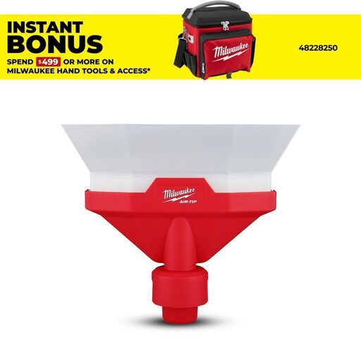 Milwaukee 49902022 AIR-TIP Universal Wet & Dry Dust Collector Vacuum Nozzle