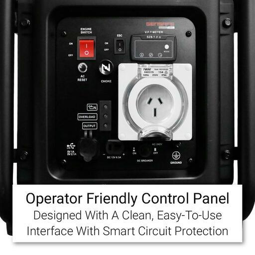 Gensafe G45I2 4.5kVA 3200W Petrol Inverter Generator – image 3