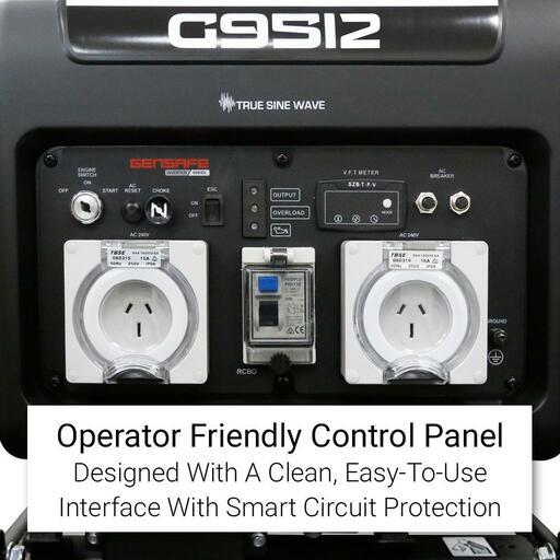 Gensafe G95I2 9.5kVA 7000W Petrol Inverter Generator – image 3