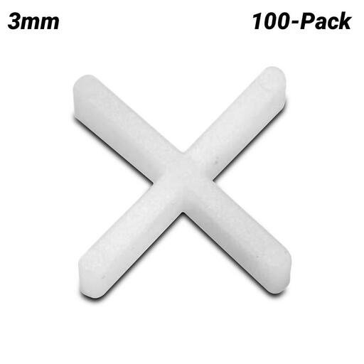 DTA 3-100 100-Pack 3mm Cross Spacers
