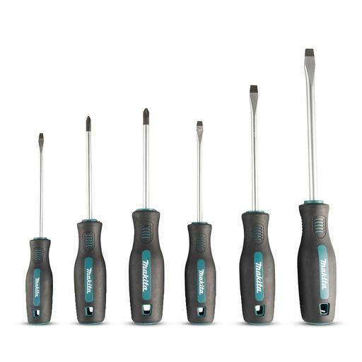 Makita E-13518 6pc Phillips & Slotted Screwdriver Set