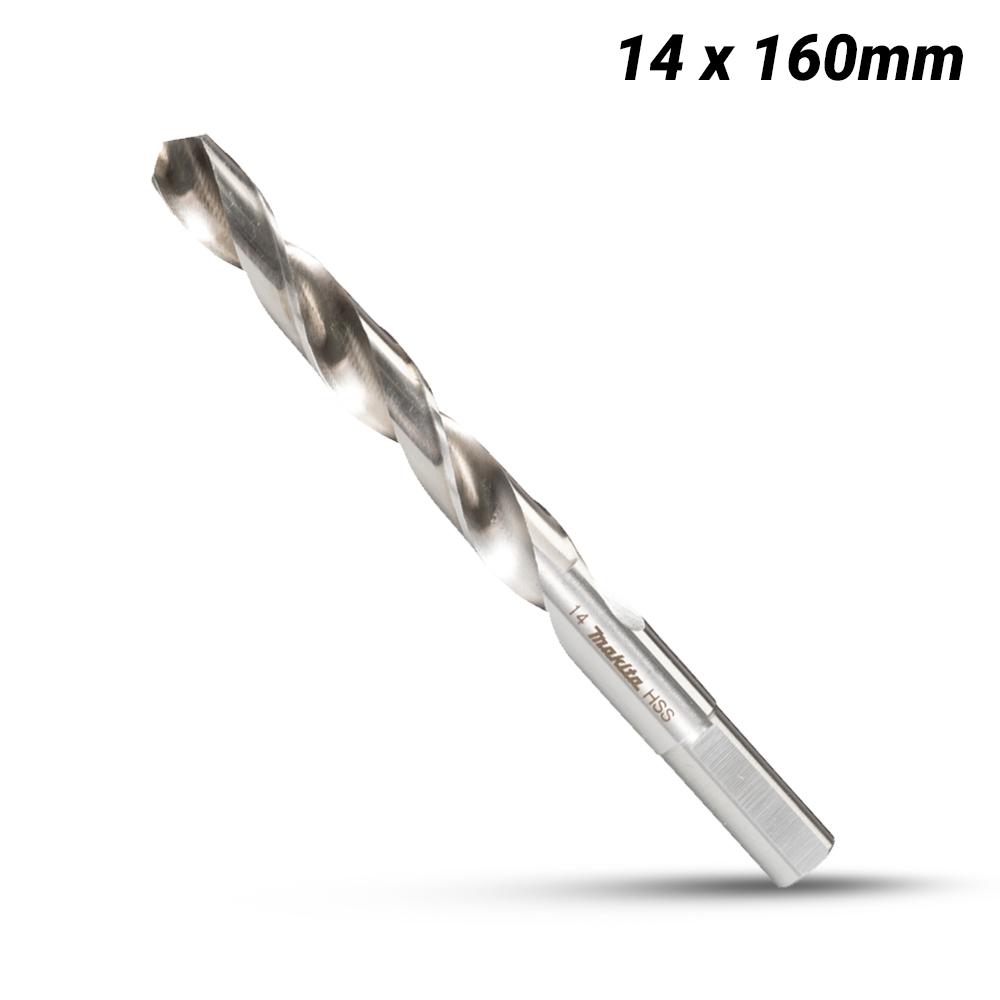 Makita D74893 14 x 160mm HSSG Metal Drill Bit