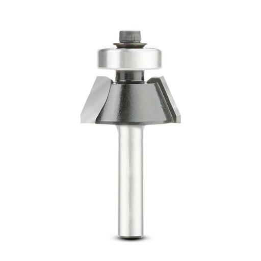 TruaCut TB8130 12.7mm 30° Bevel 1/4" Shank Trim Bit with Bearing – image 2