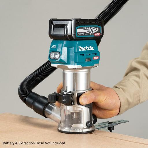 Makita RT001GZ02 40V MAX Li-ion XGT Cordless Brushless Laminate Trimmer Router - Skin Only – image 5