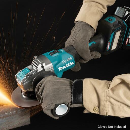 Makita GA041GM202 40V Max 4.0Ah Li-ion Cordless Brushless XGT X-Lock 125mm (5") Slide Switch Angle Grinder Combo Kit – image 3