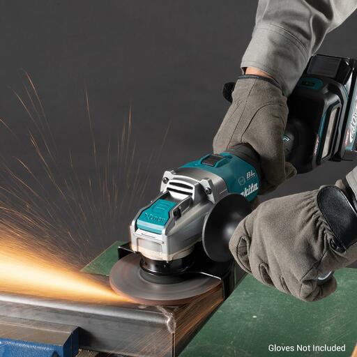Makita GA041GM202 40V Max 4.0Ah Li-ion Cordless Brushless XGT X-Lock 125mm (5") Slide Switch Angle Grinder Combo Kit – image 2
