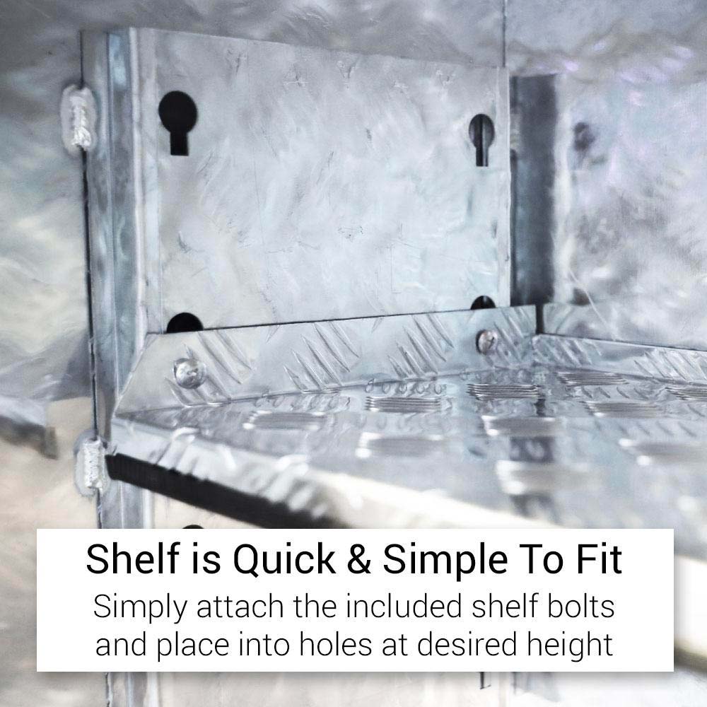 Daytona LF600 3mm 517mm x 378mm x 80mm Aluminium Shelf Kit – image 5