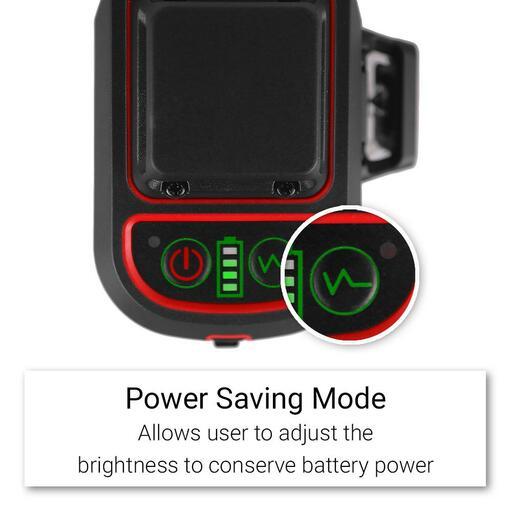 CPI MINI3D 3.7V 3.6Ah 360º Auto Levelling 3D Sensor Li-ion Green Beam Line Laser Kit – image 7