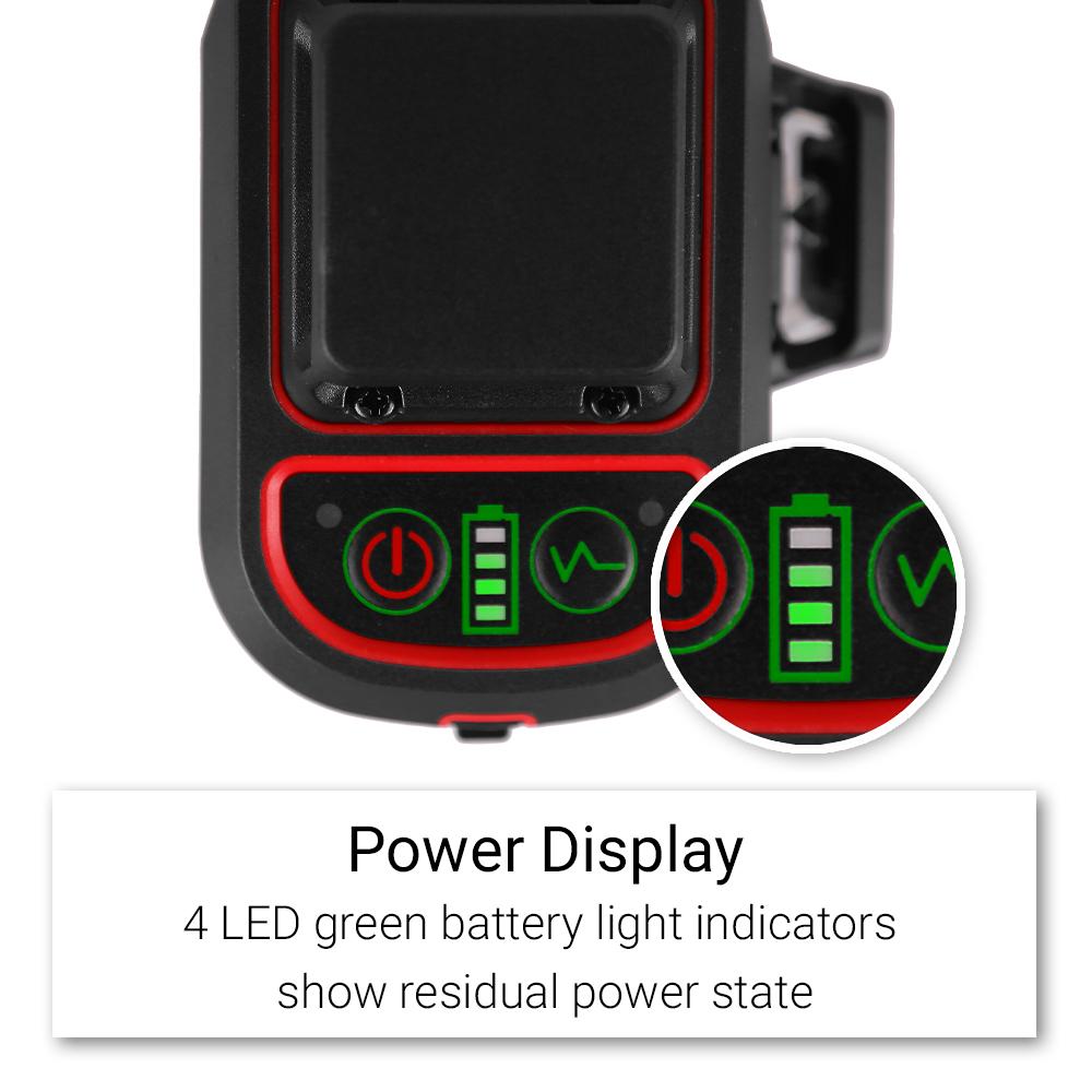 CPI MINI3D 3.7V 3.6Ah 360º Auto Levelling 3D Sensor LiIon Green Beam