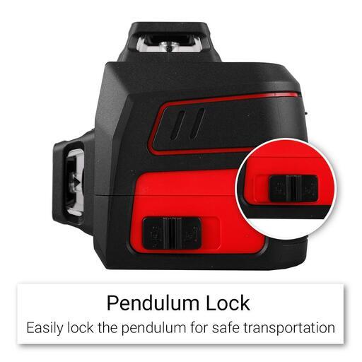 CPI MINI3D 3.7V 3.6Ah 360º Auto Levelling 3D Sensor Li-ion Green Beam Line Laser Kit – image 3