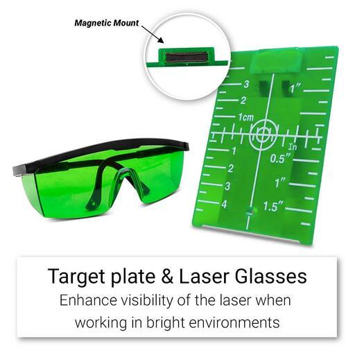 CPI MINI3D 3.7V 3.6Ah 360º Auto Levelling 3D Sensor Li-ion Green Beam Line Laser Kit – image 10