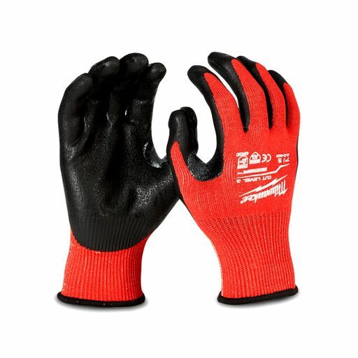 Milwaukee 4822893 Cut 3(C) Nitrile Dipped Gloves