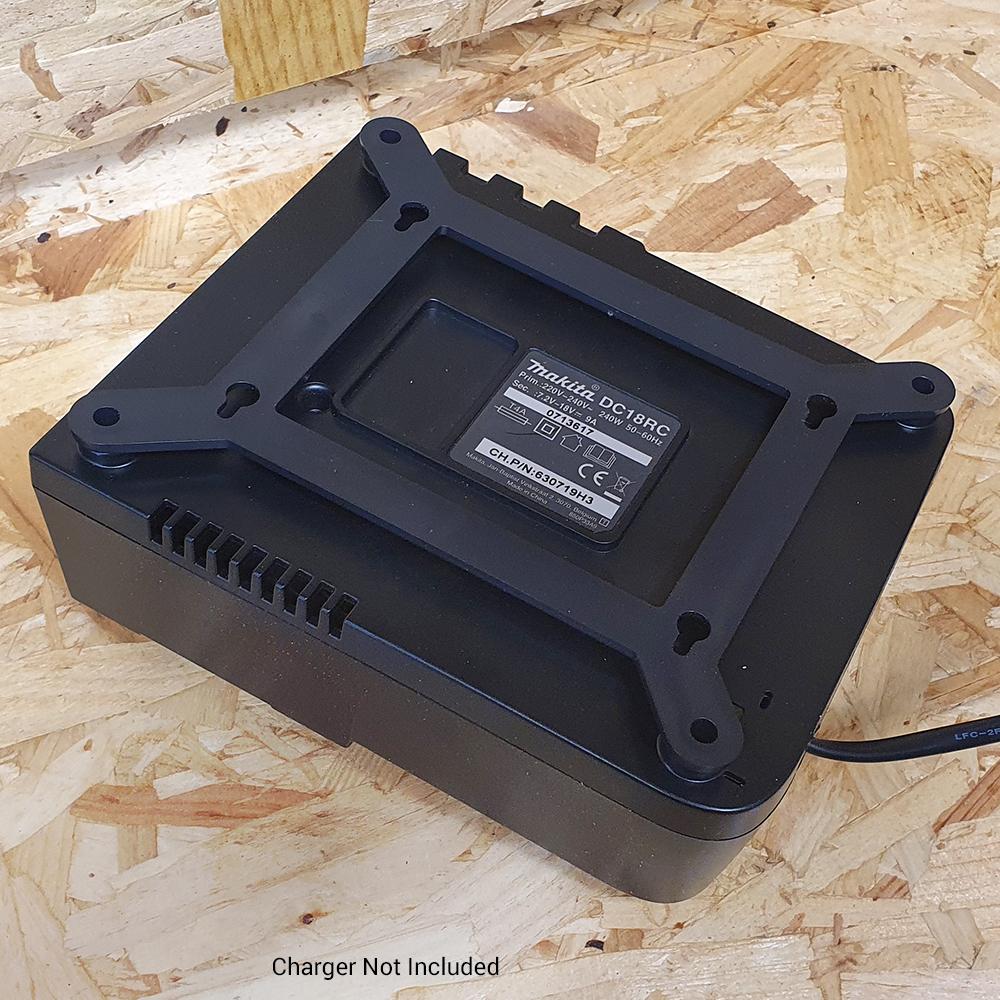StealthMounts CMC-MK-S 18V Makita LXT 2-Pack Black Charger Mounts to suit DC18RC – image 5