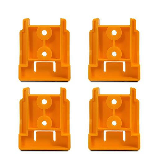 StealthMounts TM-DW18-YLW-4 Dewalt XR & FlexvVolt 4-Pack Yellow Tool Storage Mounts – image 6