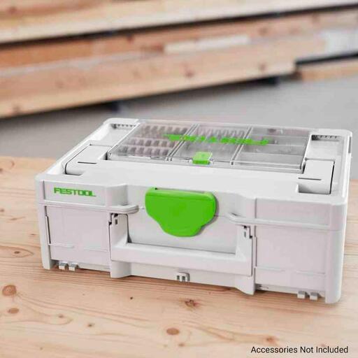 Festool SYS3 DF M 187 577347 187mm X 396mm Systainer Medium Storage festool-sys3-df-m-187-577347-187mm-x-396mm-systainer-medium-storage