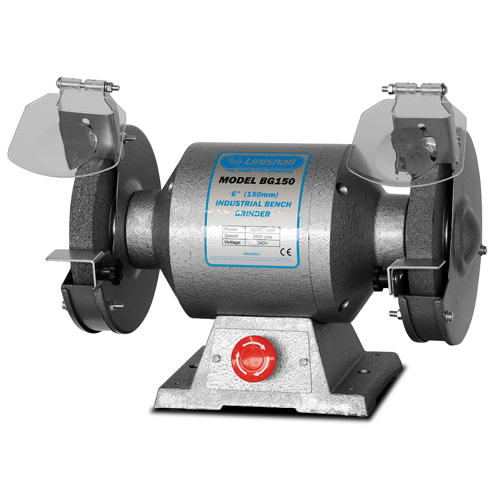 Linishall BG150 150mm (6") Heavy Duty Industrial Bench Grinder