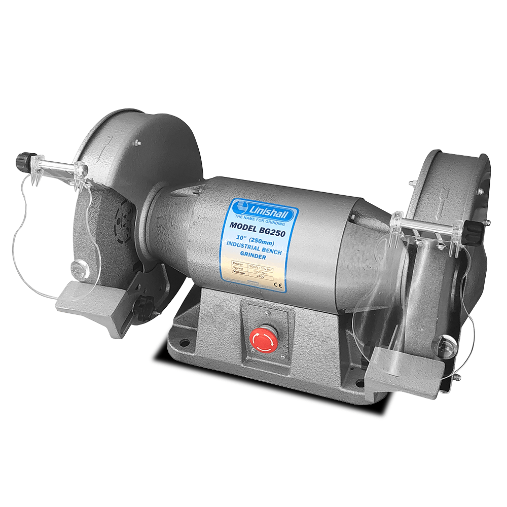 Linishall BG250 250mm (10") Heavy Duty Industrial Bench Grinder