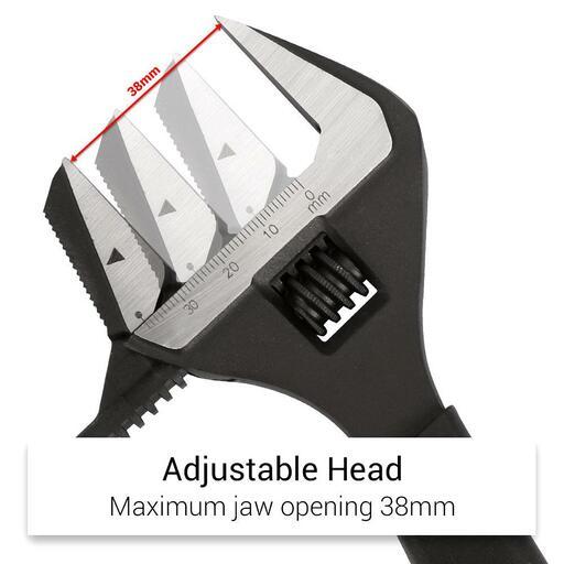 Daytona DRJ200 200mm (8") Reversible Jaw Adjustable Wrench – image 3