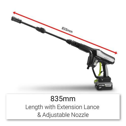 Typhoon TCPW40V 40V Max Power 2.0Ah Li-ion Cordless Pressure Washer Combo Kit – image 8