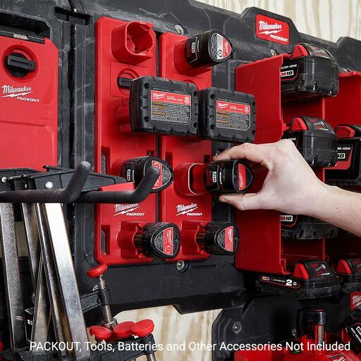 Milwaukee 48228338 PACKOUT M12 12V Battery Rack – image 4