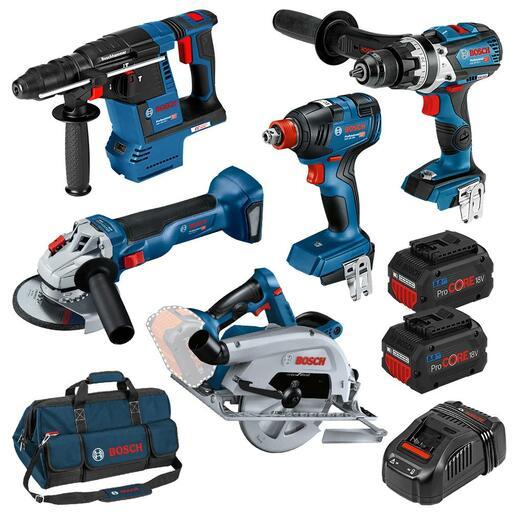 Bosch 18V DB 5-XWHS (0.615.990.M70) 18V 8.0Ah Li-ion Cordless Brushless 5pce Combo Kit – image 2