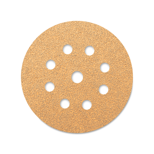 Sia Abrasives F03E02DD36 50-Pack 125mm 60 Grit Universal 9-Hole Hook & Loop Sanding Disc – image 6