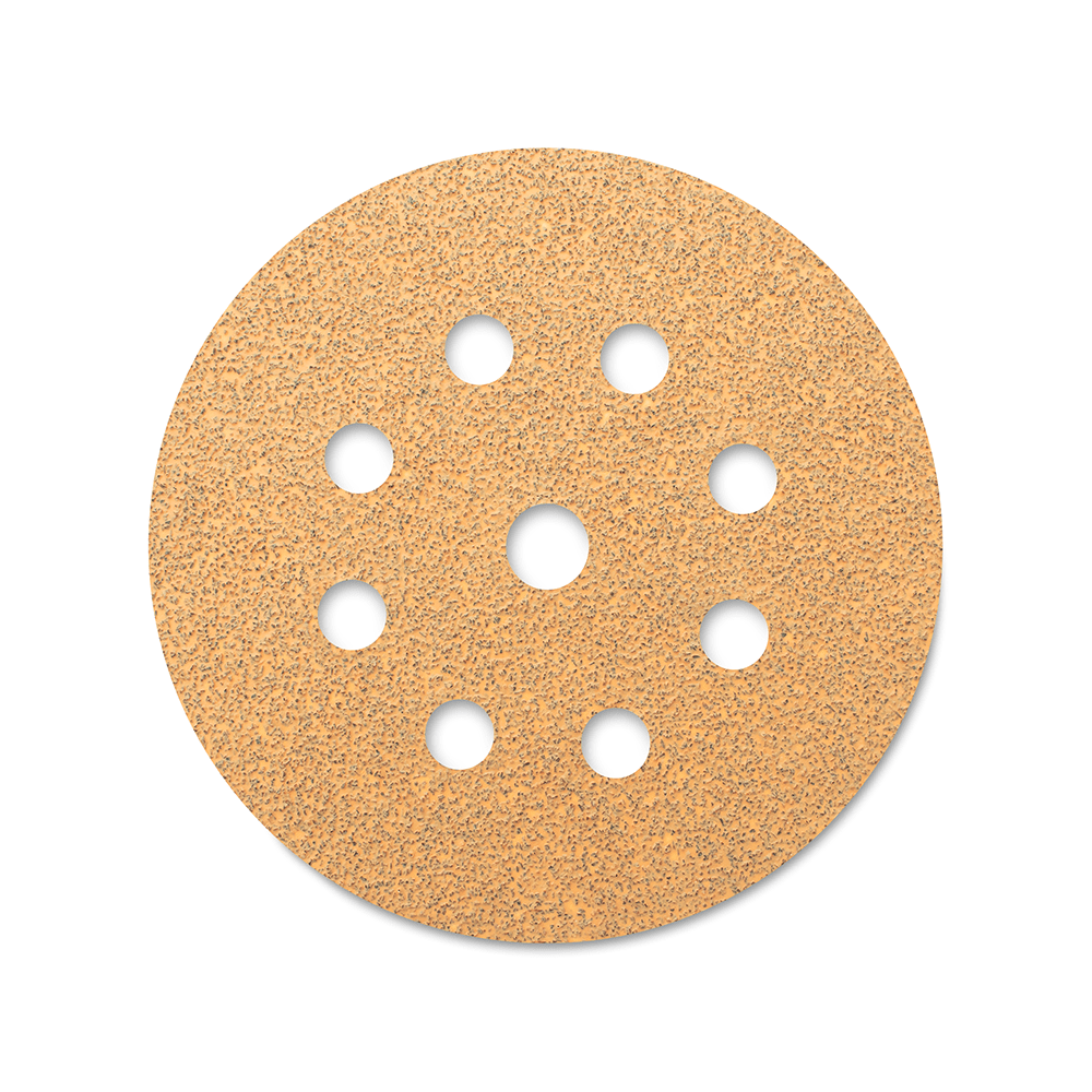 Sia Abrasives F03E02DD37 50-Pack 125mm 80 Grit Universal 9-Hole Hook & Loop Sanding Disc – image 6