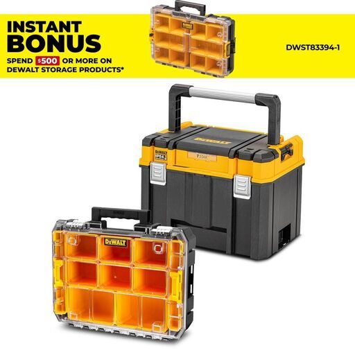 DeWalt DWST83535-1  2pce TSTAK Deep Box Long Handle Organiser Set