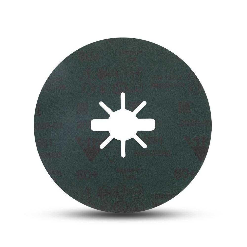 Sia Abrasives F03E007TA7 125mm x 22mm X-Lock P60 Ceramic Fibre Disc