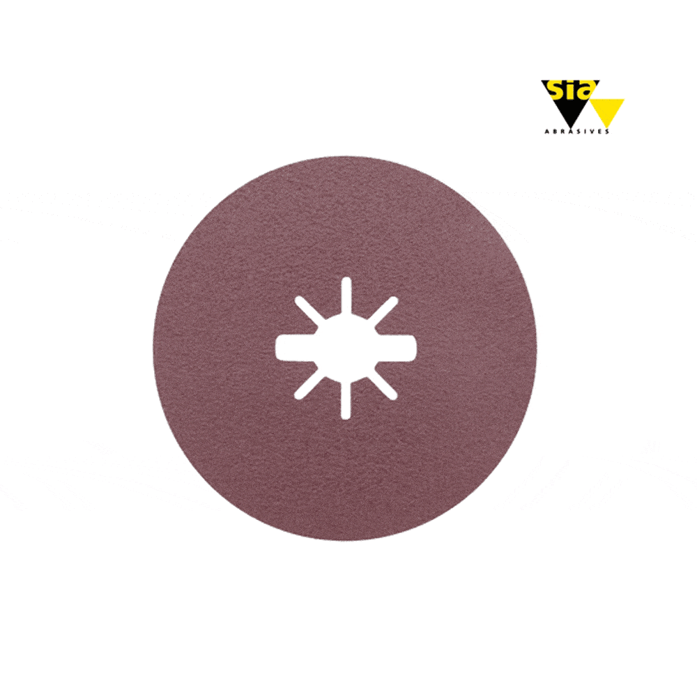 Sia Abrasives F03E007TA5 125mm x 22mm XLock P80 Ceramic Fibre Disc