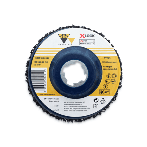Sia Abrasives F03E014LN2 125mm x 22.23mm Strip Disc – image 7