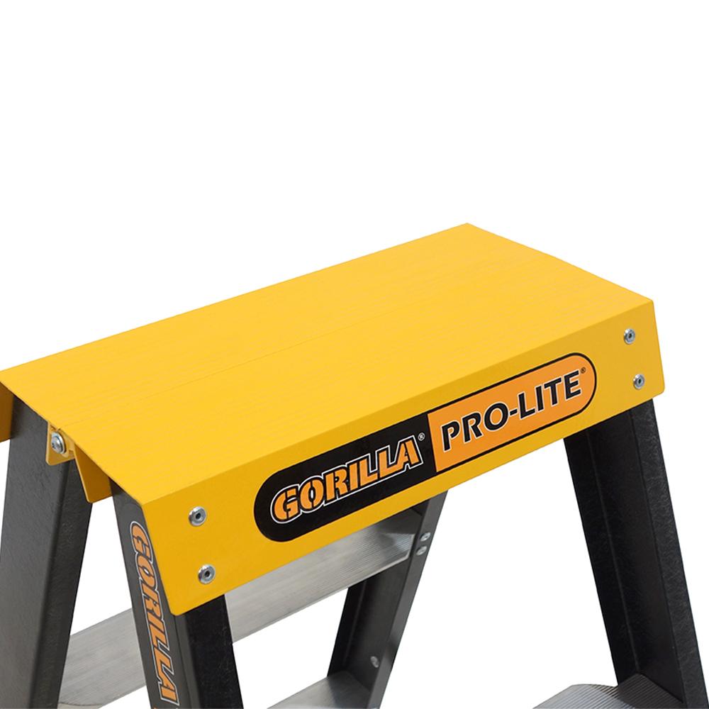 Gorilla FSM003-PRO PRO-LITE 0.85m 150kg 3-Step Fibreglass Industrial ...