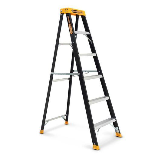 Gorilla FM006-PRO PRO-LITE 1.74m 150kg 6-Step Fibreglass Industrial Single Sided Step Ladder