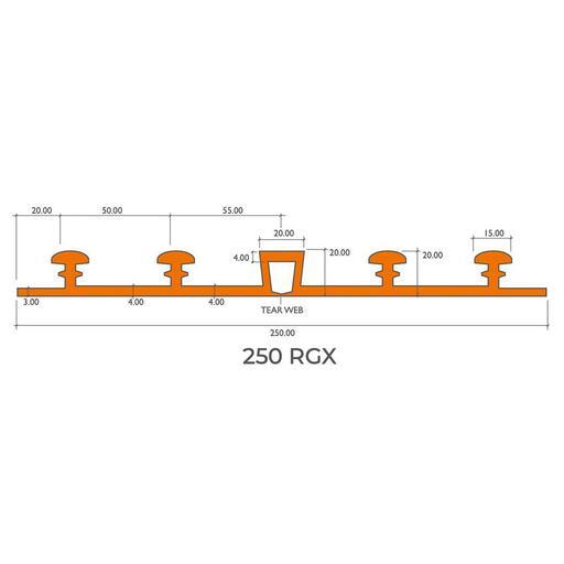 CJSA 250RGX 250mm x 15m HydroStop PVC Waterstops Rearguard with