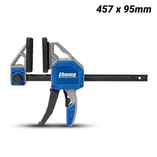 Ehoma EC-TC18 350kg Clamp Force 457mm x 95mm Cast Alloy Bar Clamp & Spreader