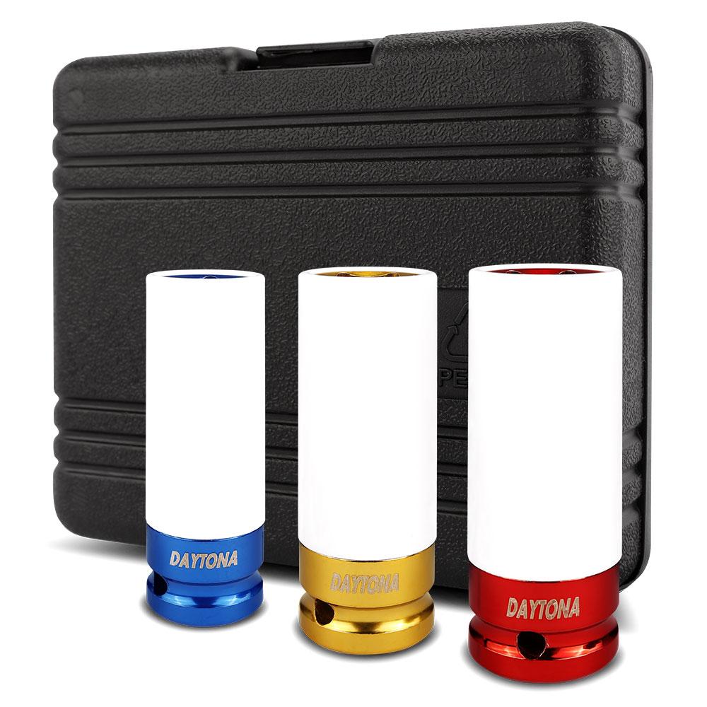 Daytona 3DMSS 3pce 1/2" Drive Thin Wall Deep Impact Metric Socket Set