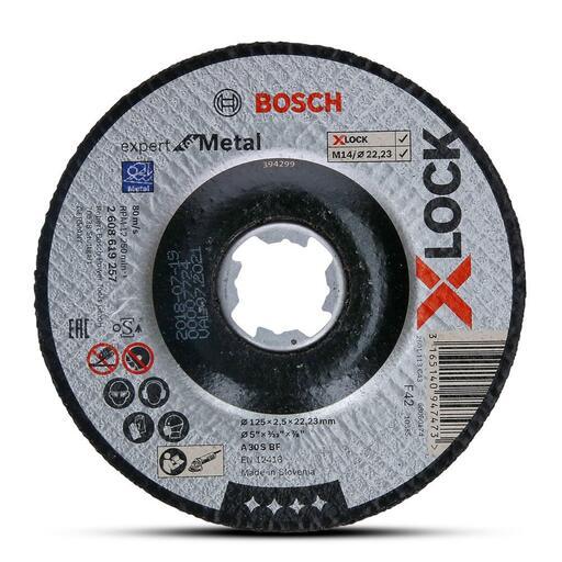 Bosch EXPERT FOR METAL (2.608.619.257) 125mm x 2.5mm x 22.23mm Depressed Centre Metal Cut Off Disc – image 4