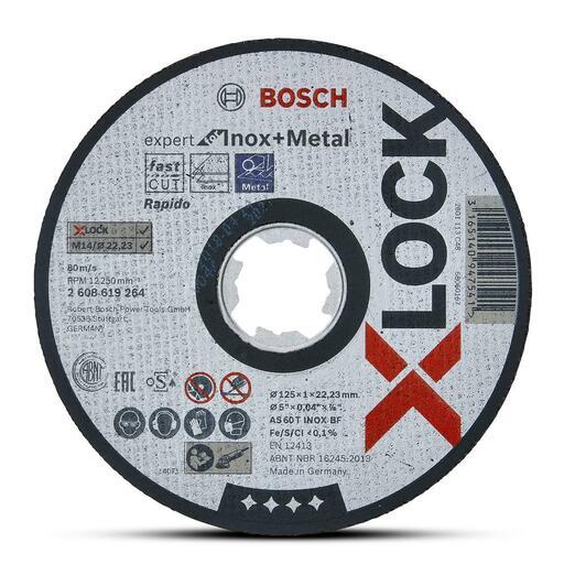 Bosch X-LOCK EXPERT >INOX (2.608.619.264) 125mm x 1.0mm x 22.23mm ...